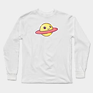 Kawaii Saturn Long Sleeve T-Shirt